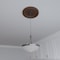 Ekena Millwork Traditional PVC Medallion (Canopies up to 9 1/2"), 16"OD x 3 1/2"ID x 1 3/8"P, Metallic Rust CMP16TRDRU - alternate 9